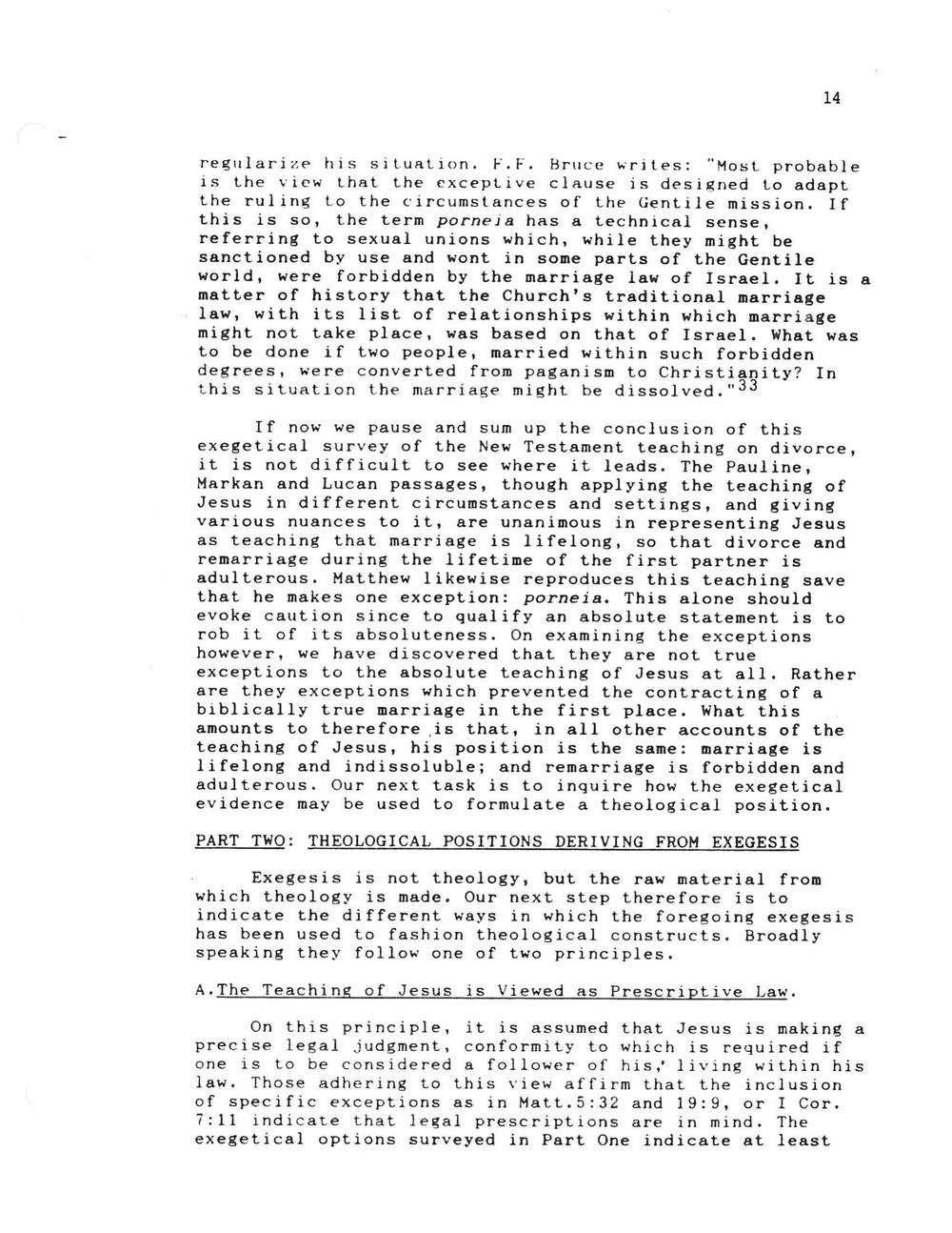 Page 14 of Deasley's paper: the exegetical conclusion